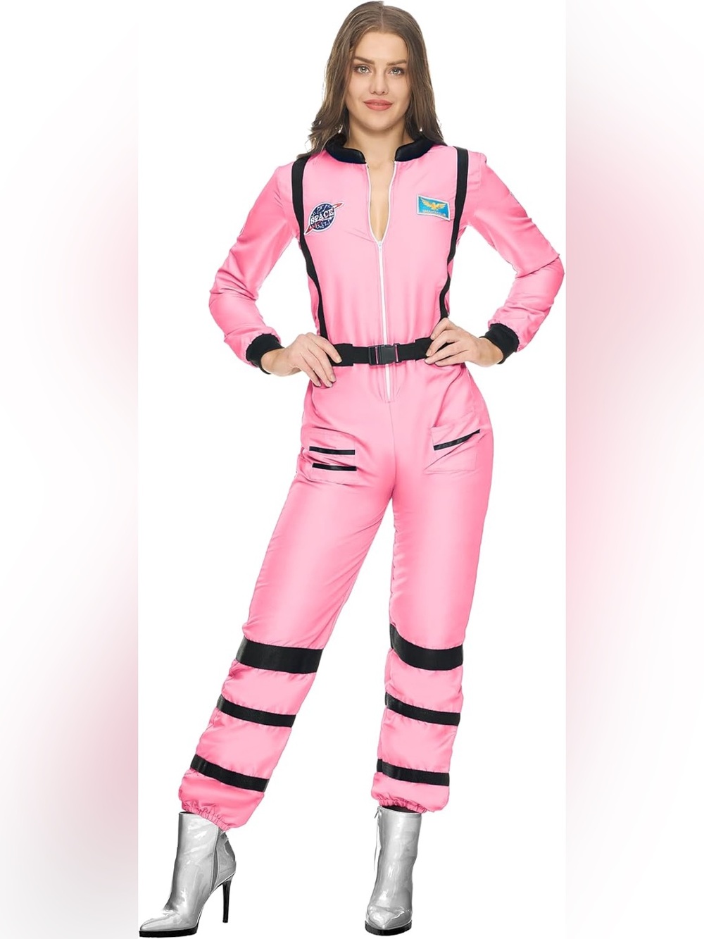 NWT Spooktacular Creations Astronaut Jumpsuit Costume - Size M
